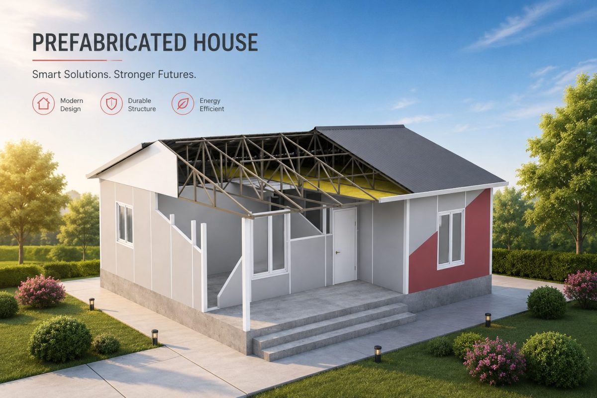 43 m² Prefabricated House 14 43 m² Prefabricated House 11